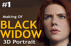 ArtStation - Scarlett - Black Widow