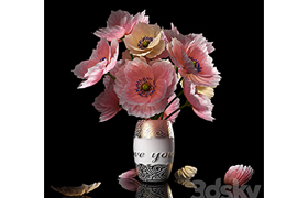 LIGHT PINK POPPIES
