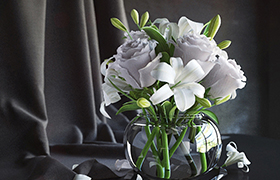 Flowers in a vase 2