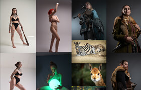 Artstation 网站的9套人物高清参考照片素材