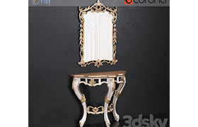 Console and mirror Andrea Fanfani