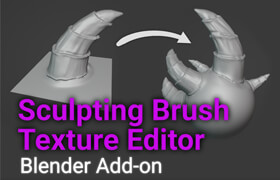 Sculpting Brush Texture Editor