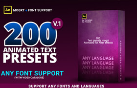 Motion Array - After Effects - 200 Text Presets