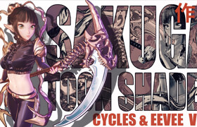 Sakuga Toon Shader Cycles & Eevee