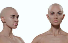 3dscanstore - Morphable Female Base Mesh - 3dmodel