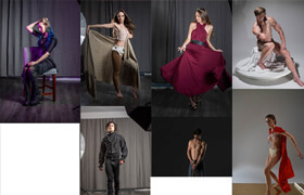 14套Artstation系列的人物参考照片素材包