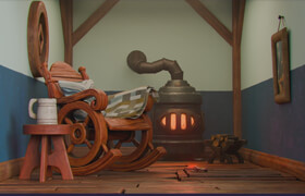 Udemy - Blender Stylized Room Course