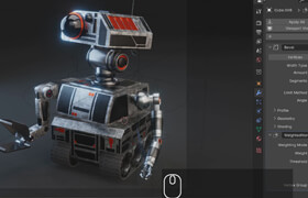 Gumroad - Ryan King-Sci-Fi Construction Robot (Blender Tutorial Series)