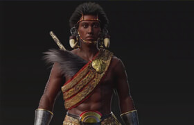 Udemy - HYPER REALISTIC AFRICAN MALE WARRIOR