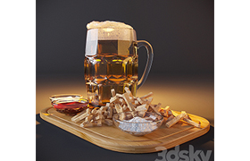 Beer with croutons