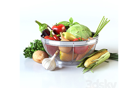 Vegetables in the basket