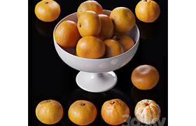 Tangerines in a tall bowl