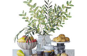 Decorative set for the kitchen