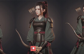 FlyCat - Archer Character Modeling