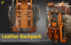Artstation - Leather Backpack - 教程