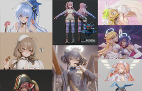 Gumroad - Ucupumar 3D Models Collection - 模型