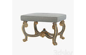 Baroque Style Carved Bench