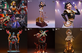 Bulkamancer Sculpts - 3D-Print Models Bundle 97.5GB