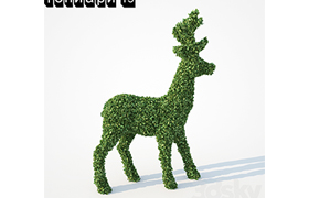 Deer Topiary