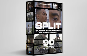 Sickboat - SPLIT SCREEN FILM MATTES (8K)