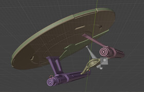 Blender - USS Cerritos - 模型