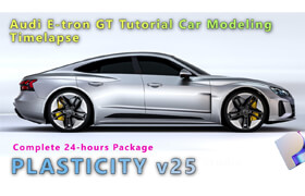 Patreon - Audi E-Tron GT Tutorial Car Modeling the complete 24 hours Package by Kuechmeister Swagger