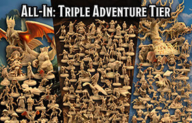 Dungeon Classics - Triple Adventure Mega Pack (April 2025) - 94.9GB 3d打印模型