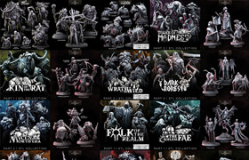 3D-Print Models Bundle 3 - March 2026 - Bestiarum Miniatures 103GB（已压缩）