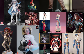 3D-Print Models Bundle 8 - Girls March 2026 347 GB（已压缩）