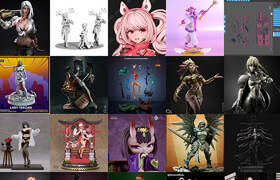 3D-Print Models Bundle 11 - Girls March 2026 106 GB（已压缩）