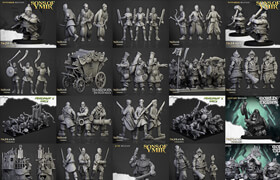 3D Print - Highland Miniatures Collection - 3d打印模型（已压缩）