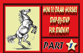 How to draw Horses Step-By-Step for Student Part 1 The Horse Is Considered By Many To Be A Living Work Of Art (EPUB) - book
