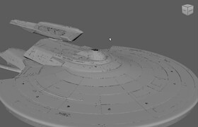 Maya - Star Trek Picard U.S.S. Titan-A Studio Asset - 模型