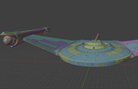 Star Trek SNW - Romulan Bird of Prey Studio Asset - 模型  ​