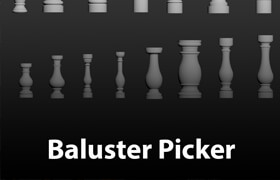 ArchViz Tools Baluster Picker