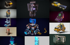 Sketchfab - Sci-fi Cyberpunk Vol-1