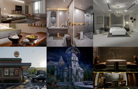 Blender 3D Scenes Pack 16 - 模型