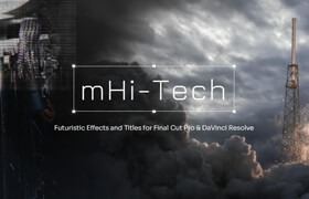MotionVFX - mHi-Tech Futuristic Effects and Titles for DaVinci Resolve - 插件