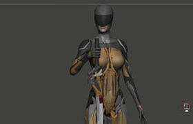 Artstation - WORKSHOP TUTORIAL - Sci-Fi Warrior - ZBrush Character Concept Design Sculpting