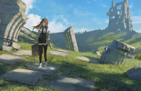 Coloso - A immersive single image created with screen composition and Blender