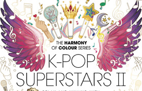 Colouring Book - K Pop Superstars II, 2026 (True PDF) - book