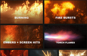 PRODUCTION CRATE - FIRE AND SPARKS - 101GB 视频素材 已压缩