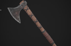 Udemy - Game Ready Weapon Art Realistic Battle Axe Pipeline