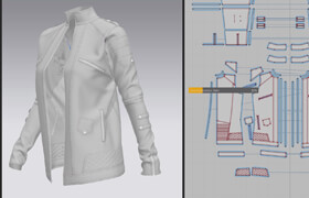 Udemy - Jacket Design In Clo3D Marvelous Designer Stepbystep