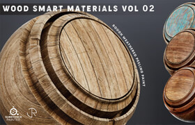 Artstation - Wood Smart Materials Vol 02