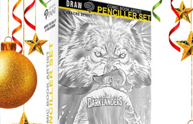 ReyesArt - Comic Book Artist Penciller Kit for Clip Studio Paint