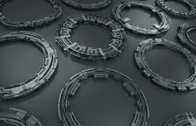 CGTrader - Tech Circles - 模型