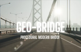 Geo-Bridge:Procedural Modern Bridge