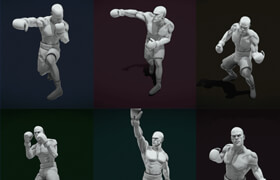 Sketchfab - Boxing Animations - 模型