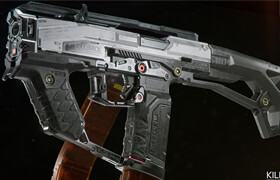 Imaworldbuilder - Tactical Hard Surface Weapon Design Course